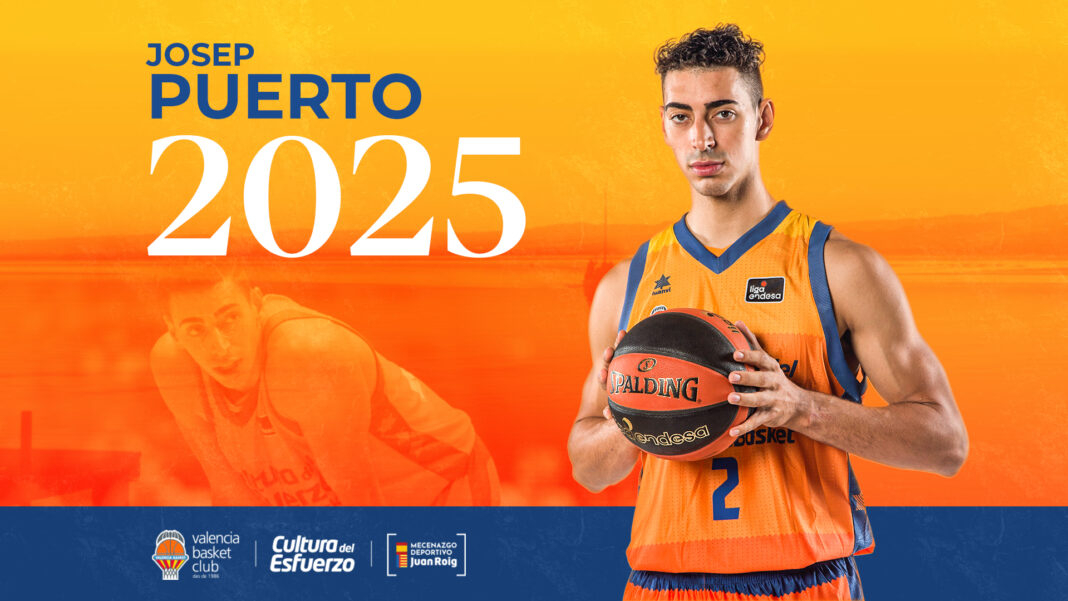 Josep Puerto renueva con Valencia Basket hasta 2025