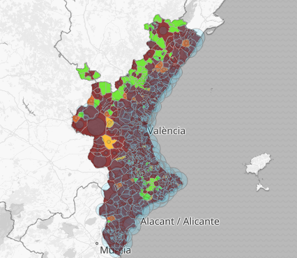 11.822 nuevos contagios COVID en las últimas 24 horas en la Comunitat Valenciana