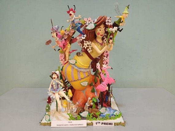 Duque de Gaeta gana el Primer Premio del concurso de maquetas de Junta Central Fallera