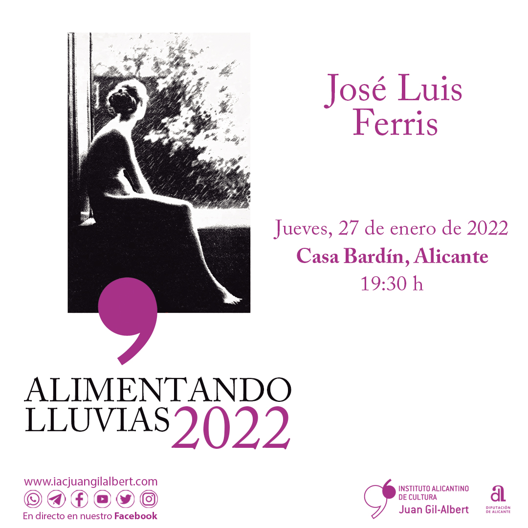 El Instituto de Cultura Juan Gil-Albert de Alicante retoma el ciclo ‘Alimentando Lluvias’
