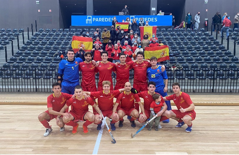 La Selección española de Hockey  se proclama campeona y regresa a la élite continental indoor