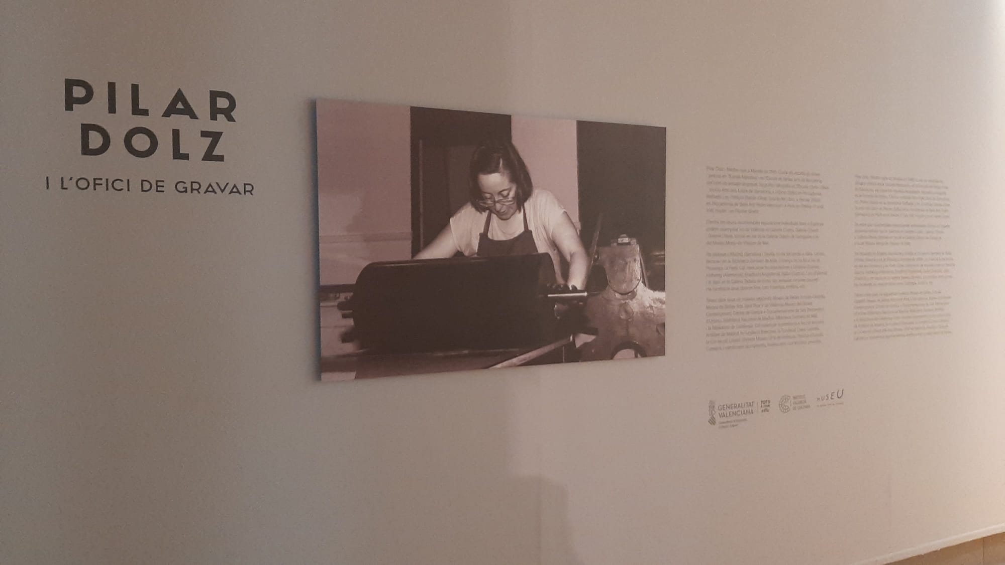 El Institut Valencià de Cultura presenta en el Museu de Belles Arts de Castello la exposición "Pilar Dolz y el oficio de grabar"