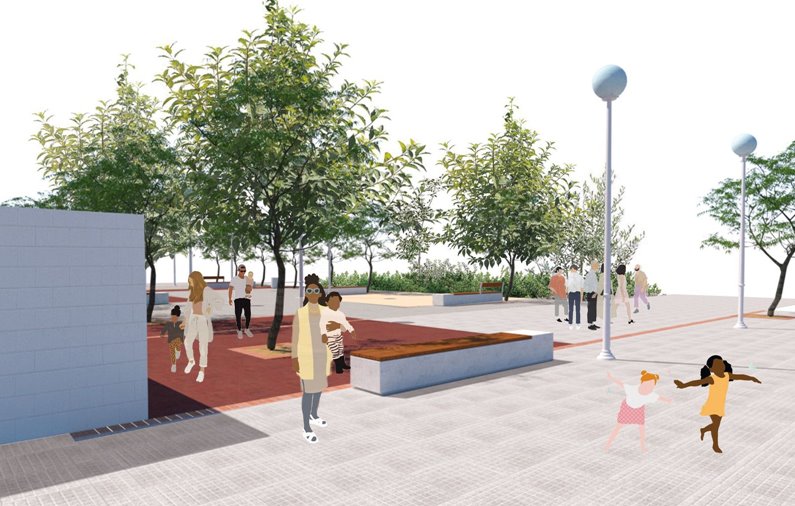Urbanismo conectará el CEIP Ciutat de Bolonia y el Parque Imago con una plaza peatonal