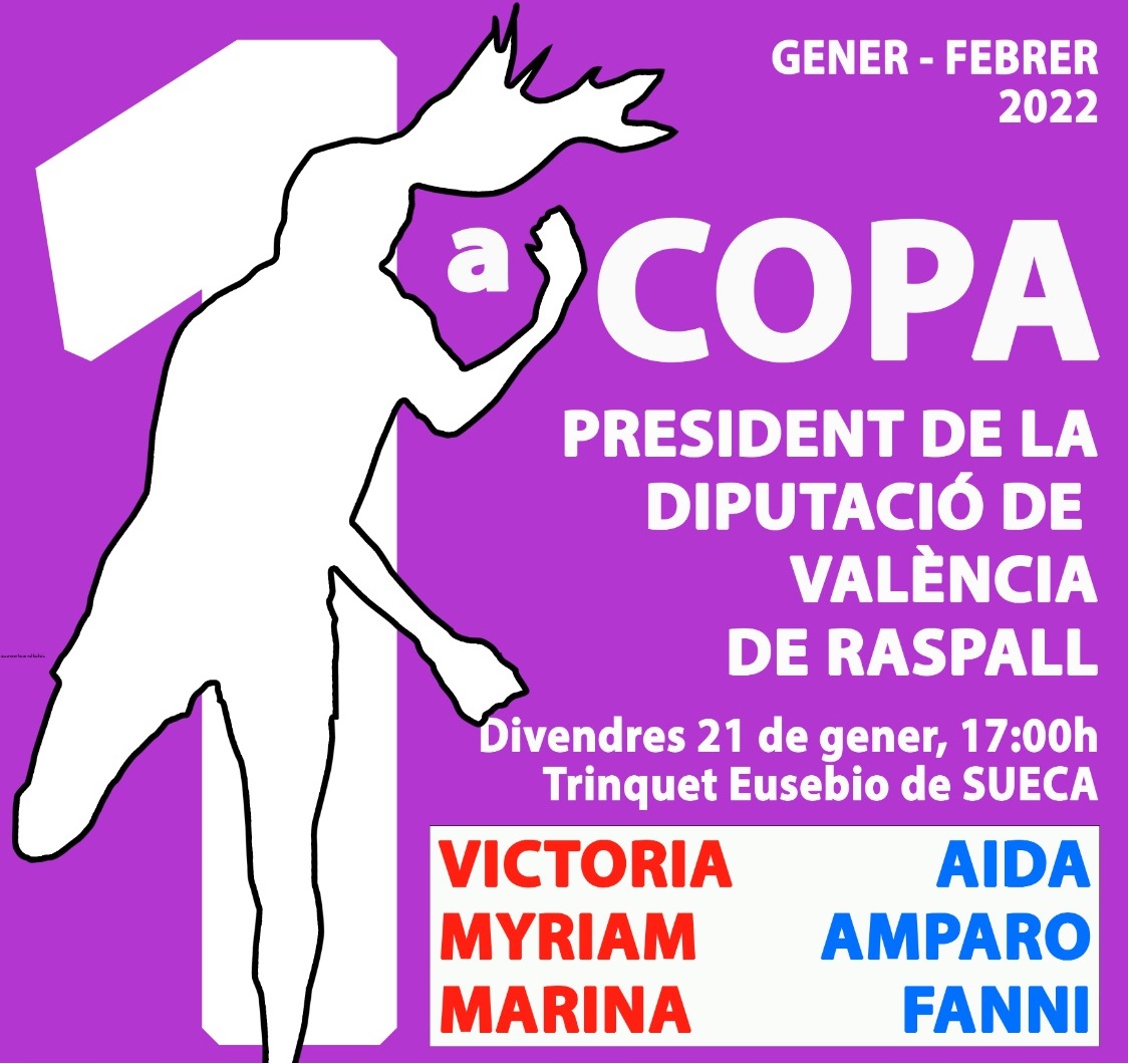 La Copa President Diputació de Valencia de raspall de élite femenina visita Sueca y Bellreguard