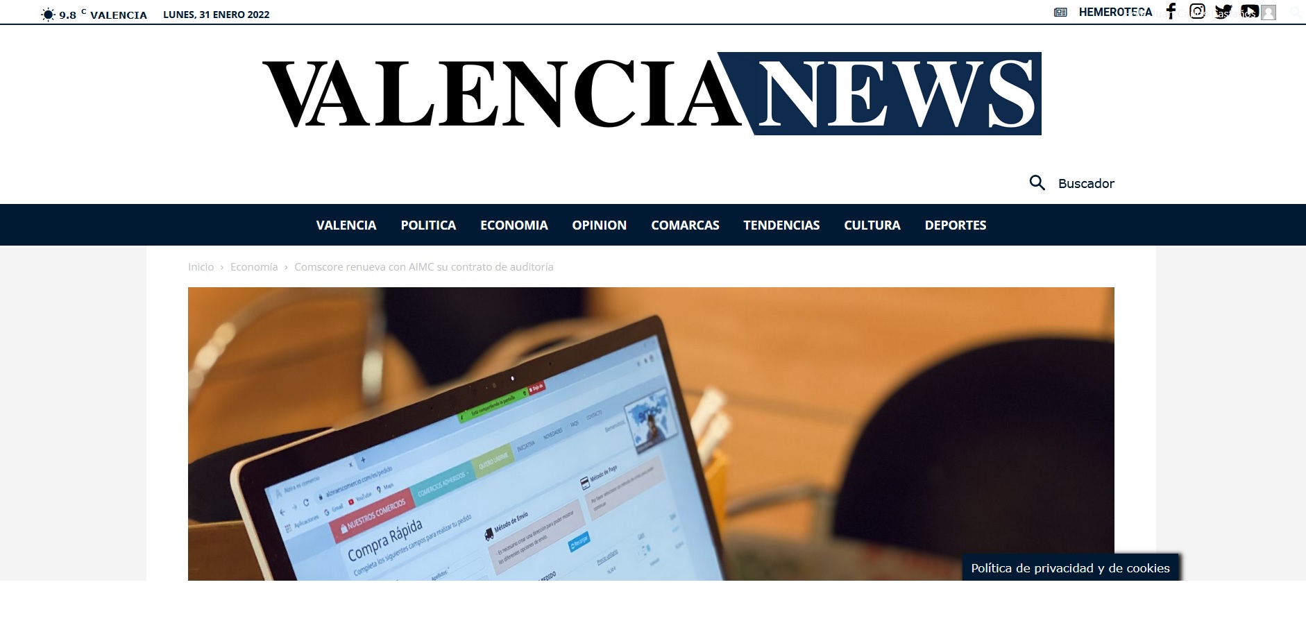 Comscore renueva con AIMC su contrato de auditoría