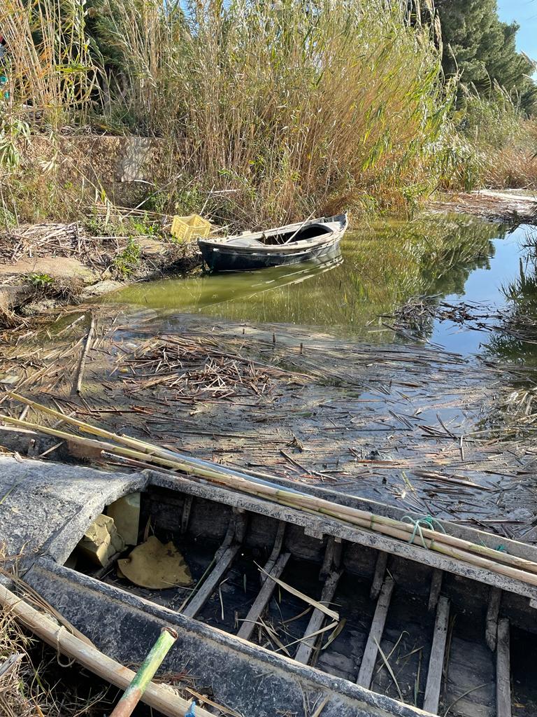 Los Populares logran una cuerdo de limpieza urgente del lago de l'Albufera junto a la Gola de Pujol que presenta un estado lamentable