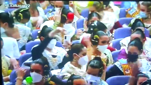 Un espectáculo «de pelotas» para la Exaltación de la Fallera Mayor de Valencia