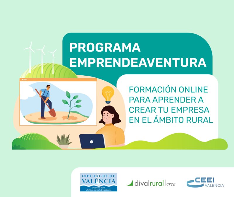 La Diputacio de Valencia lanza una nueva edición de Emprendeaventura Rural