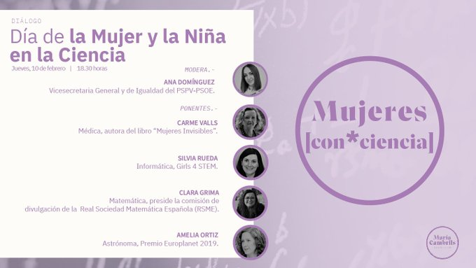El PSPV-PSOE celebra la semana de la Mujer en la Ciencia para visibilizar a las científicas valencianas y demostrar “que las profesiones STEM sí son para mujeres”