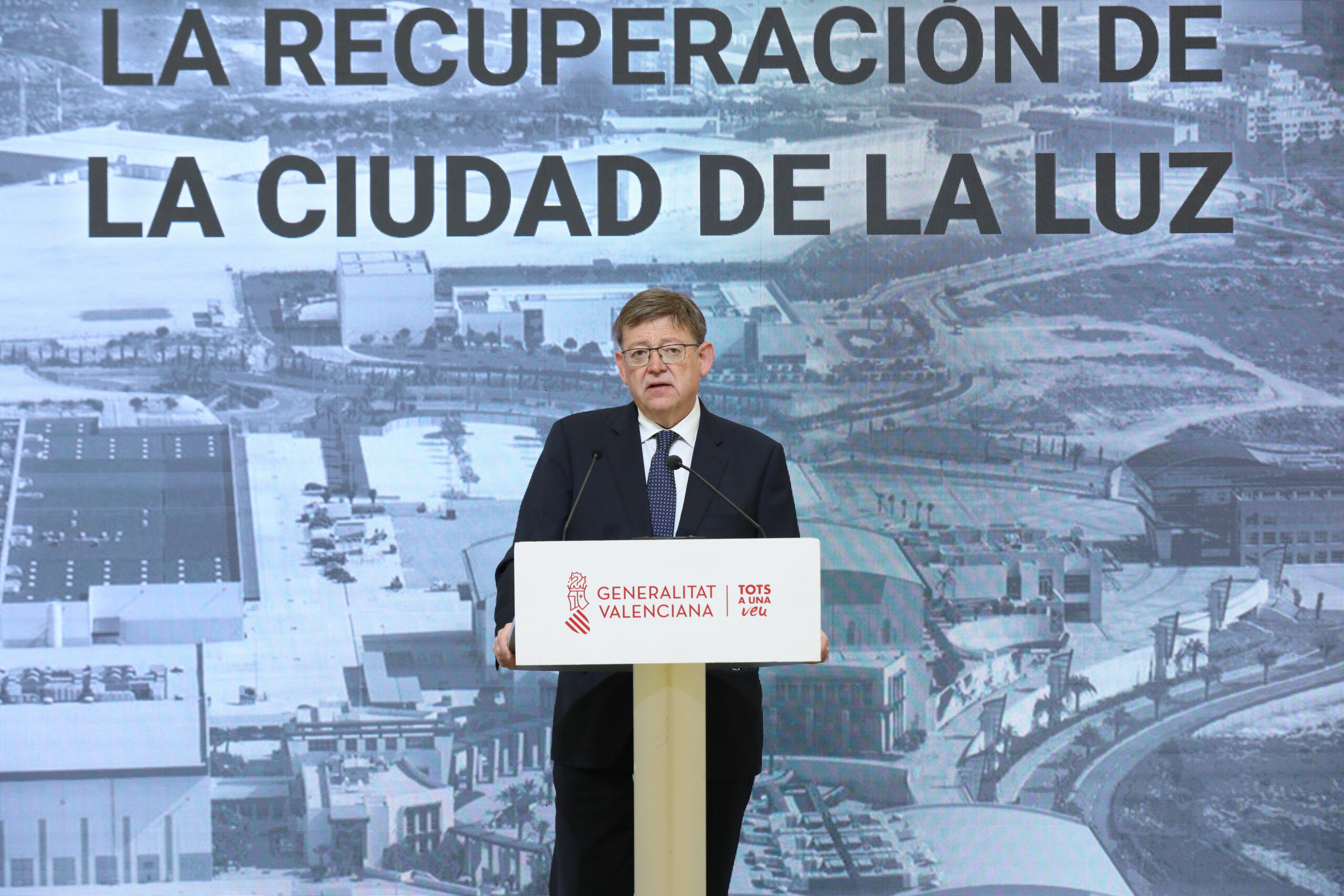 Ximo Puig anuncia que la Comisión Europea levanta la sanción sobre Ciudad de la Luz y permite a la Generalitat reactivar la actividad económica en sus instalaciones