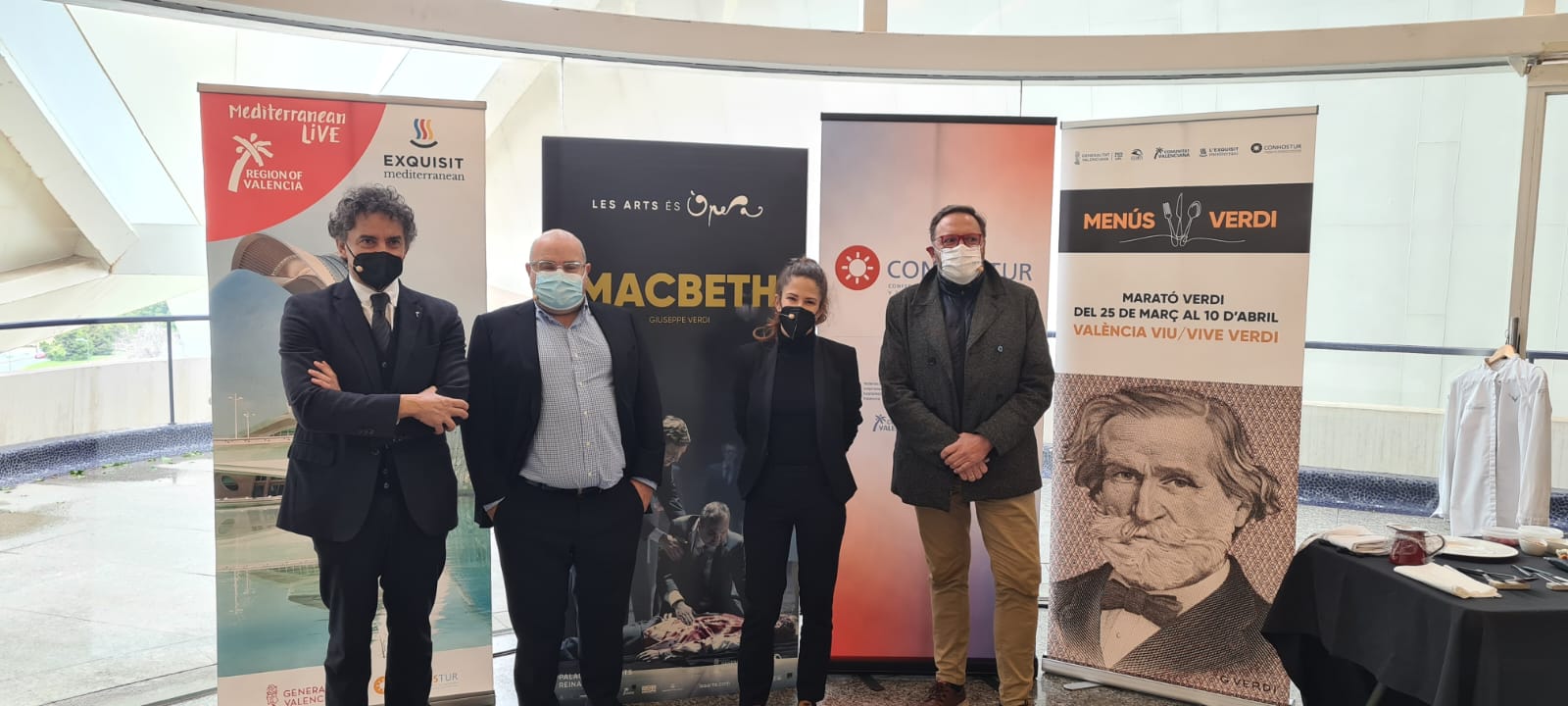 Turisme Comunitat Valenciana y Les Arts proponen 37 actividades culturales y un circuito gastronómico alrededor de ‘Macbeth’, de Verdi