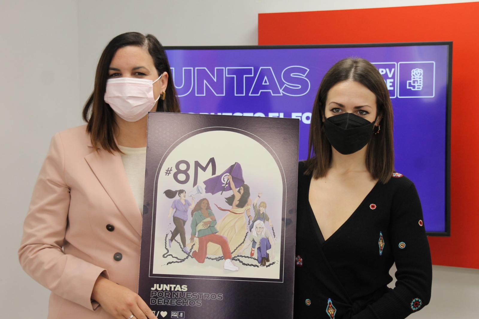 El PSPV-PSOE llama a las mujeres a avanzar “juntas por nuestros derechos” en el 8M y apuesta por “más unión y más feminismo”