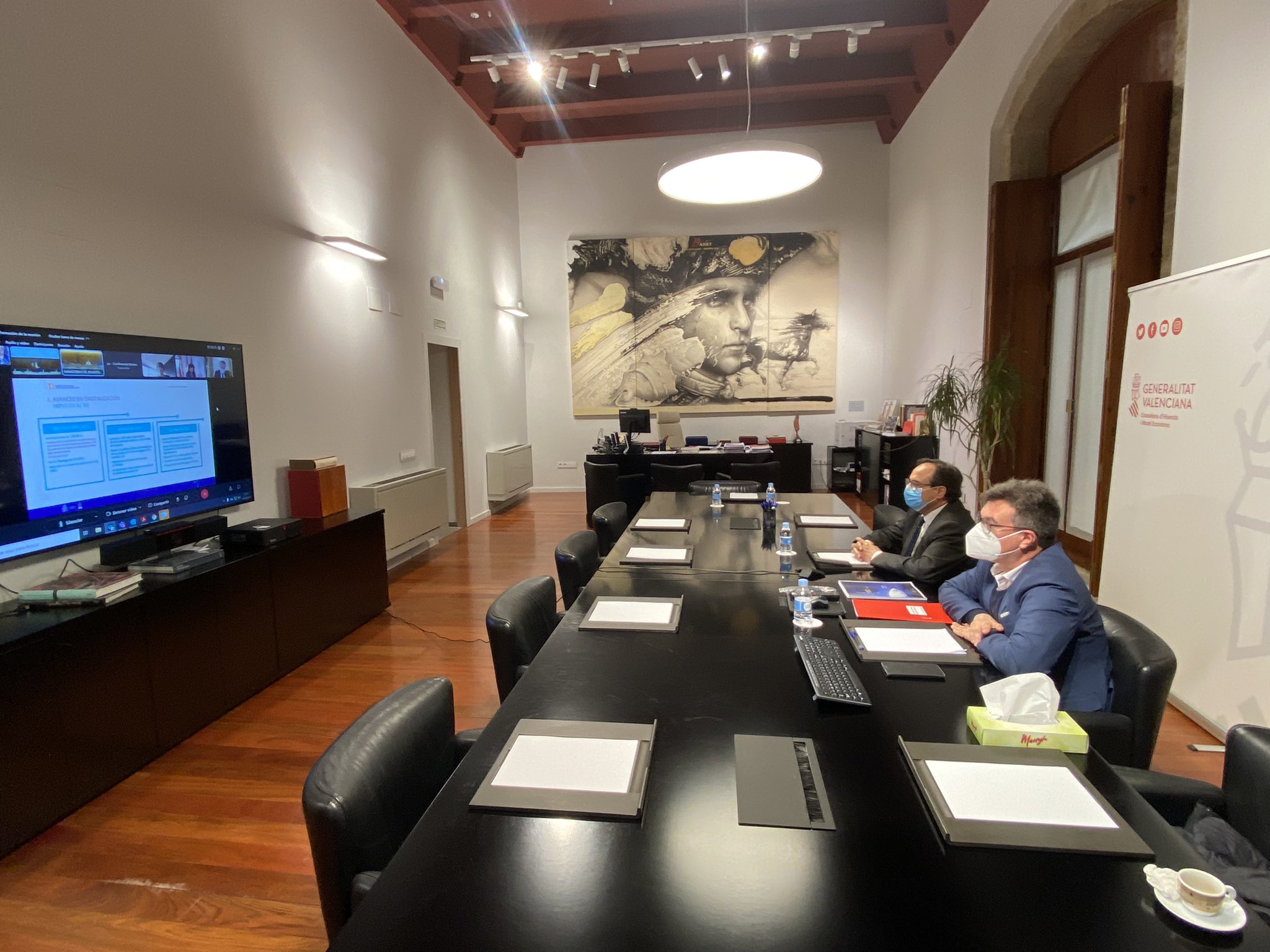 La Generalitat destinará más de 47 millones de los fondos del Mecanismo de Recuperación y Resiliencia a la mejora de la conectividad y la formación en competencias digitales