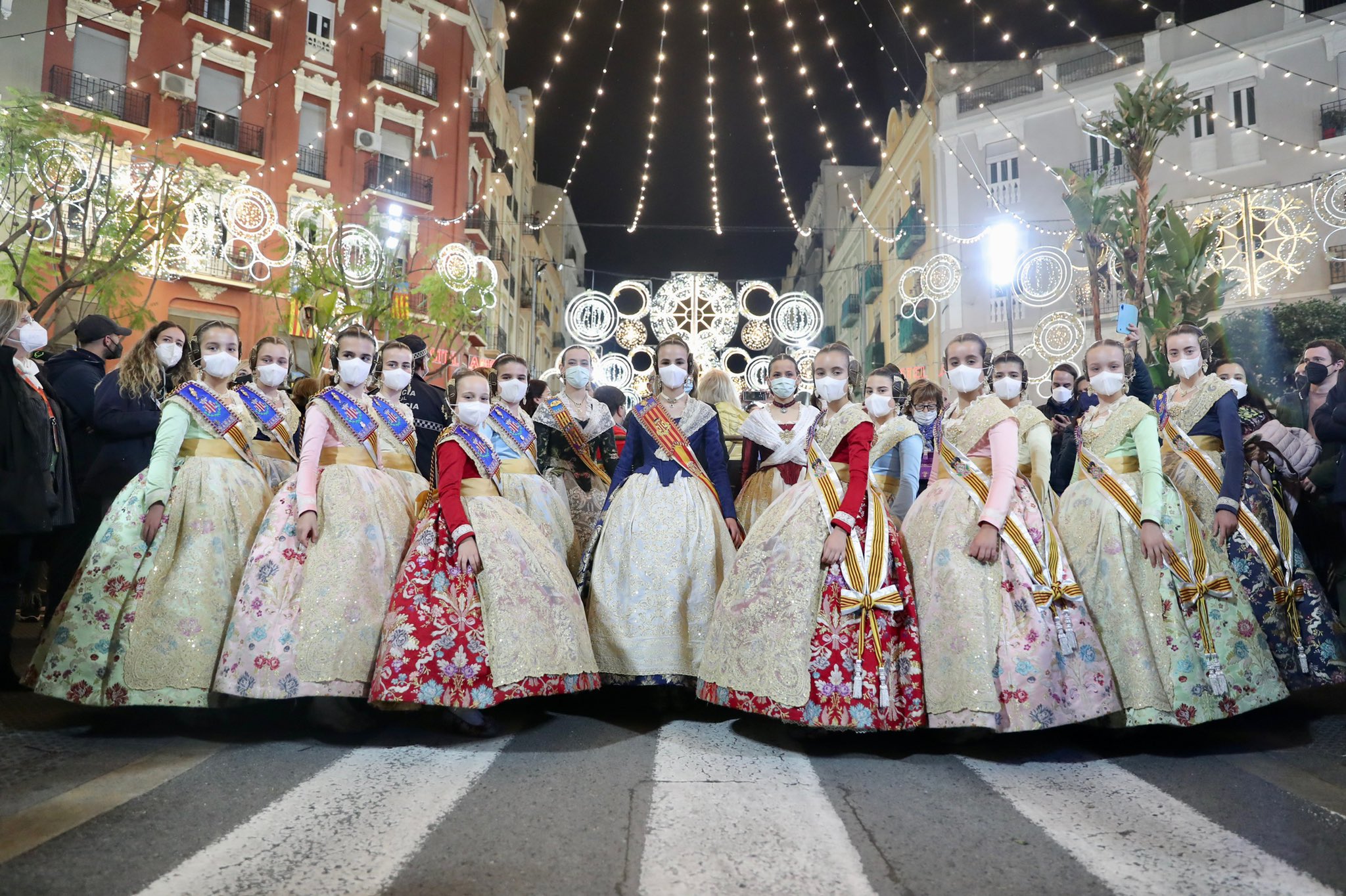 Cuba Puerto Rico se alza nuevamente con el primer premio de Iluminación de Fallas 2022
