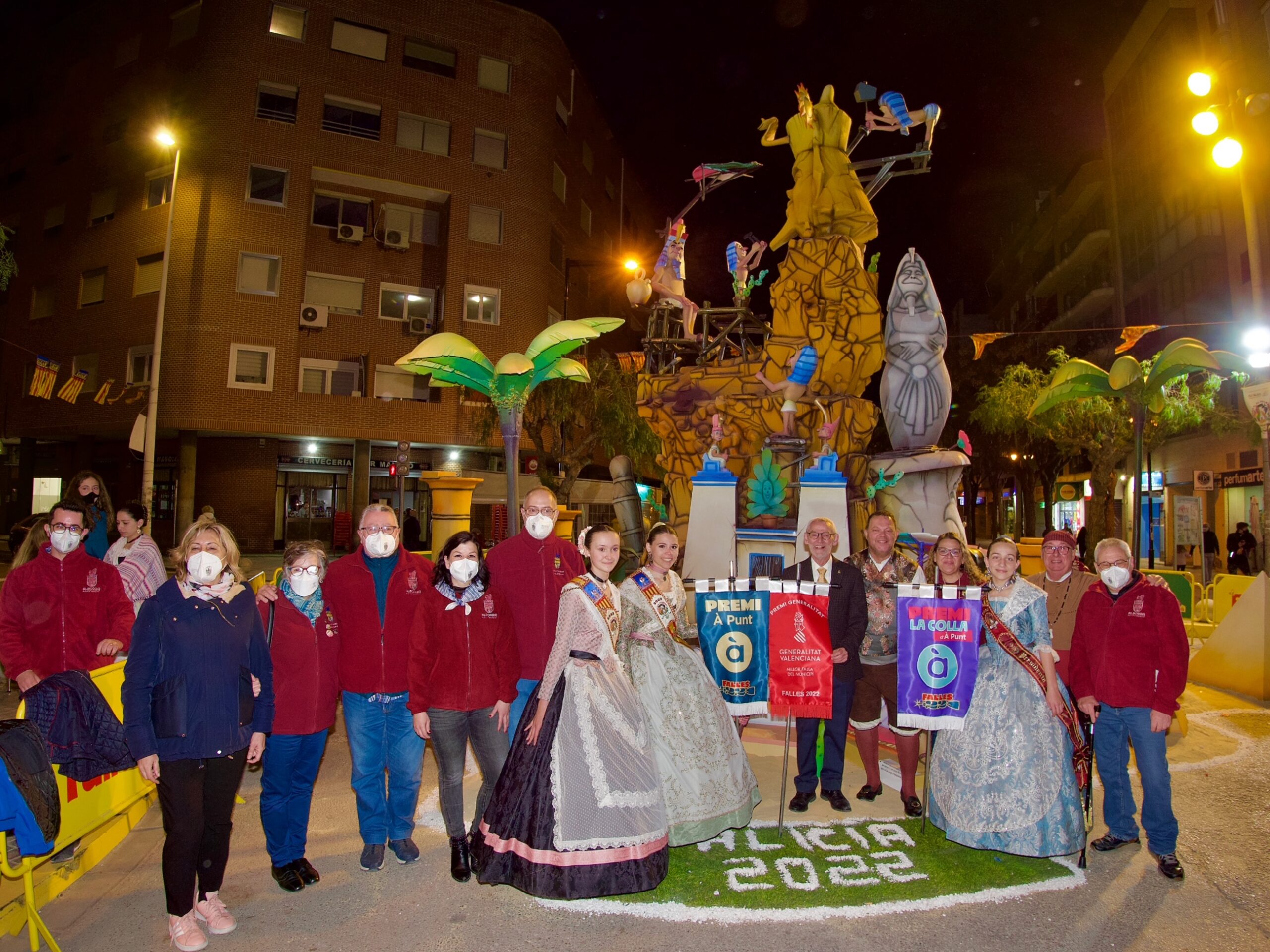 Las Fallas de Alboraya reciben los premios a sus monumentos falleros