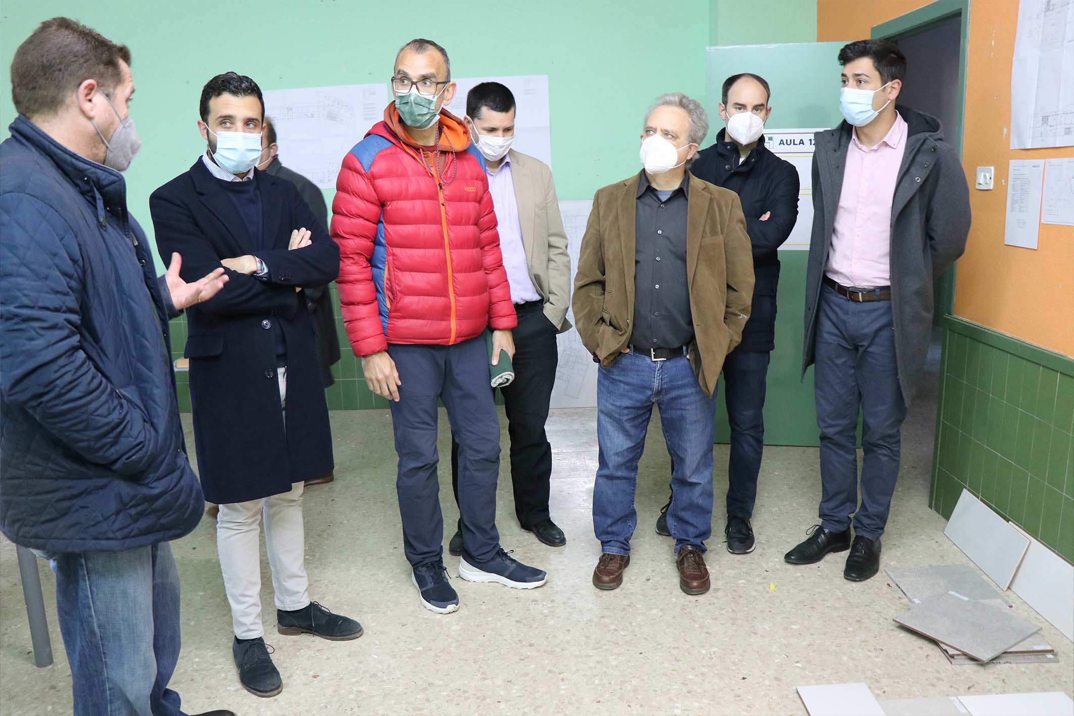 El Ayuntamiento de Sagunto visita las obras de rehabilitación del Centro de Educación Especial Sant Cristòfol