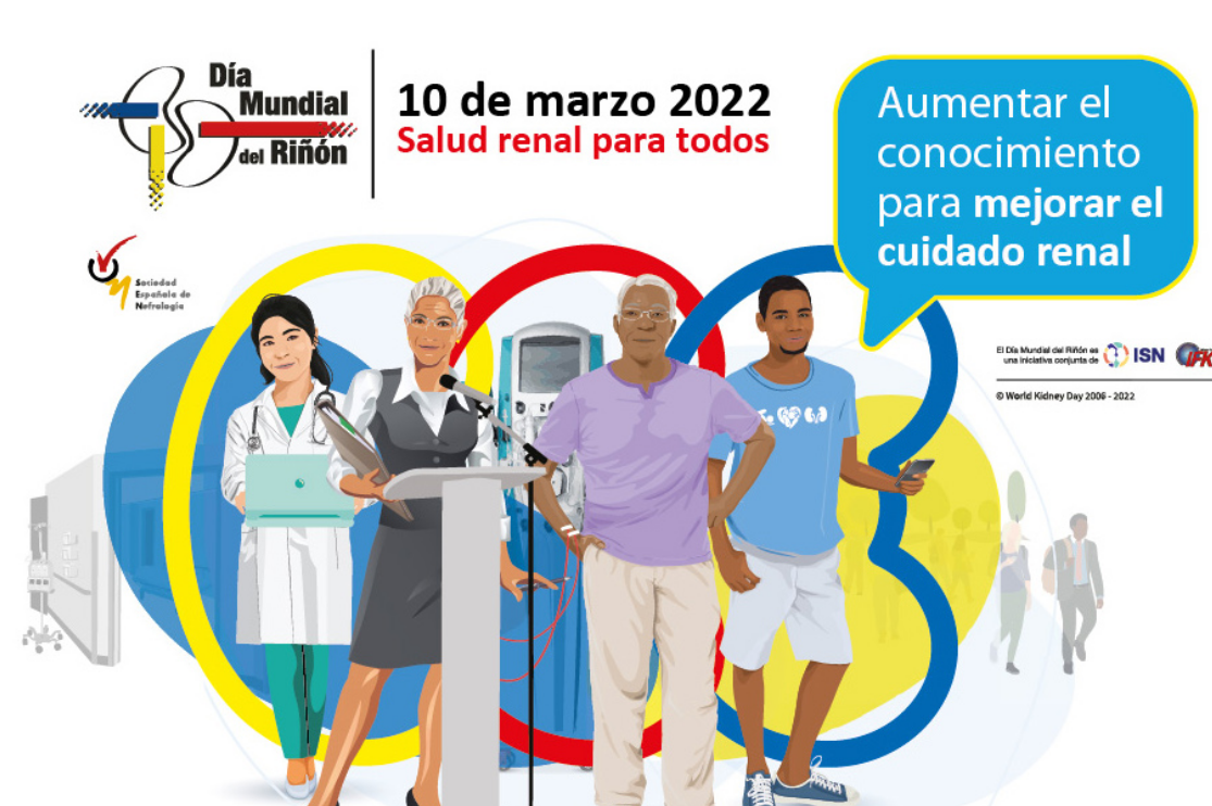 Aumentar el conocimiento para mejorar el cuidado renal, con este lema ALCER celebra el Día Mundial del Riñón