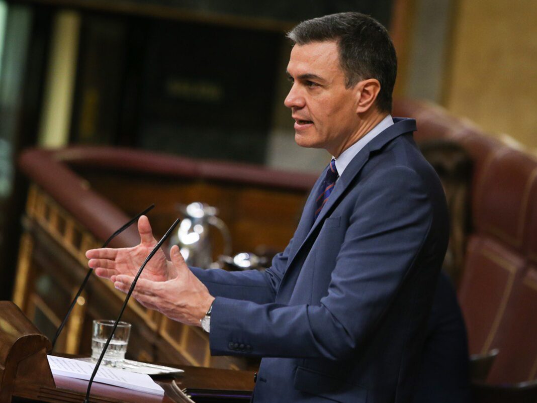Pedro Sánchez en el Congreso llama 