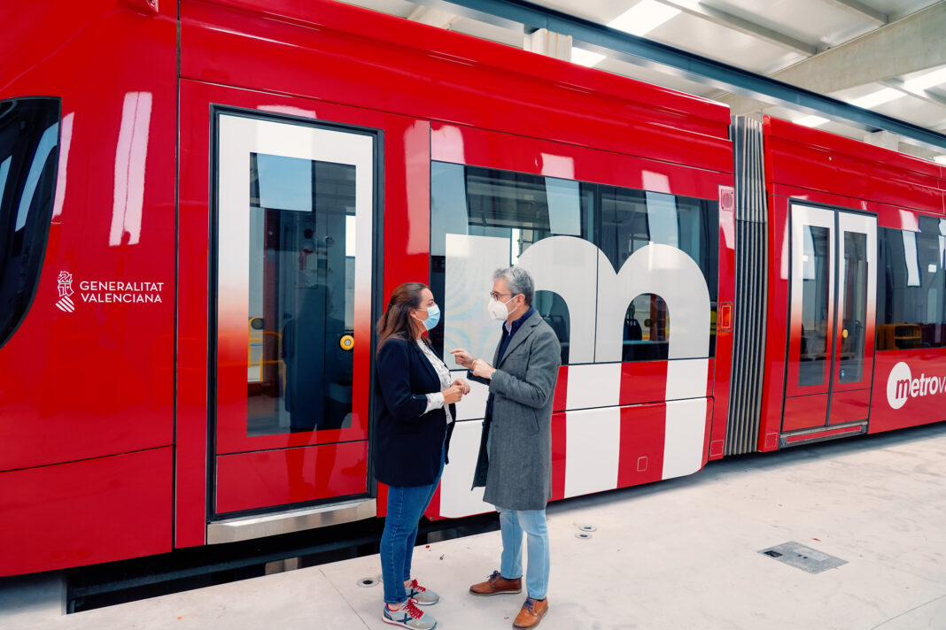 La Generalitat Valenciana estrenará un nuevo diseño de tranvía en la nueva Línea 10 de Metrovalencia