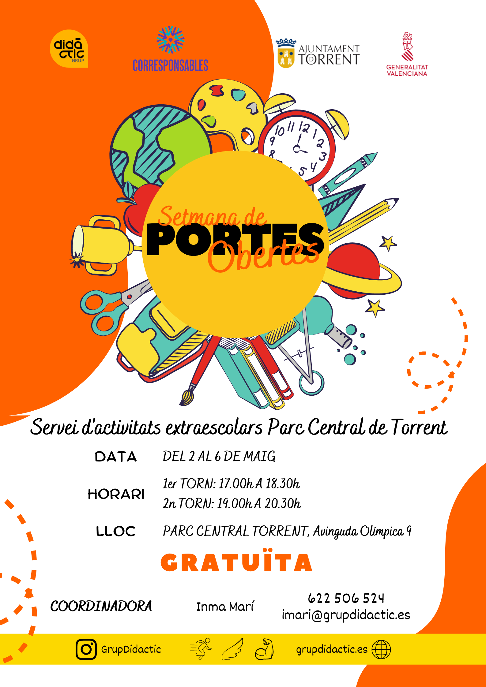 Torrent presenta un servicio de actividades extraescolares en el Parc Central