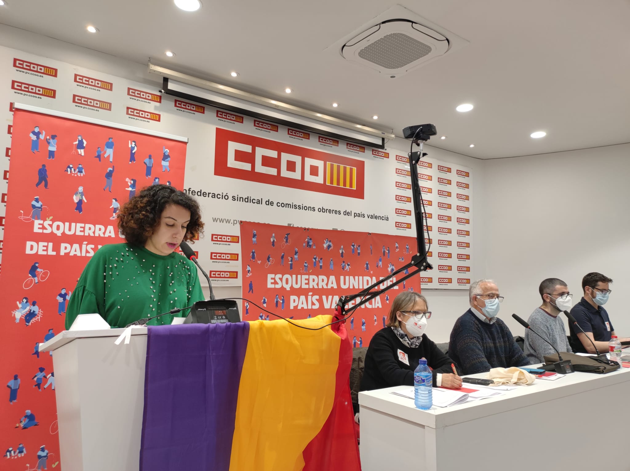 El nuevo Consejo político Local de EU Valencia Ciudad elige a Aysa Mustafá como coordinadora local