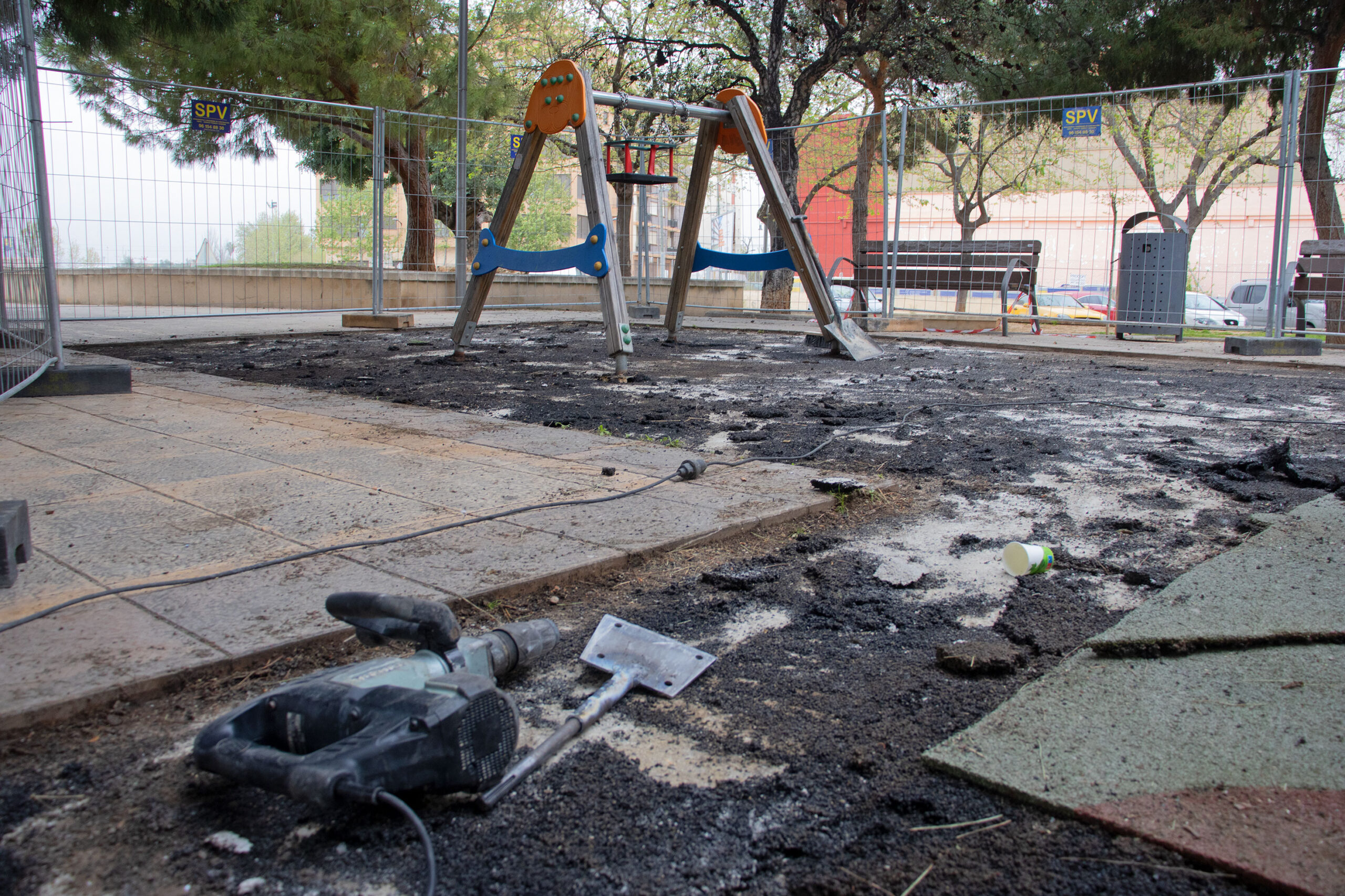 Chirivella inicia la renovación de 17 parques infantiles