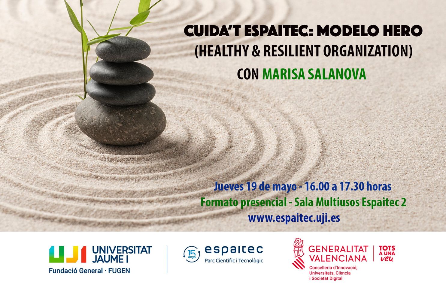 Cuida’t Espaitec de la UJI muestra los beneficios de implementar el modelo HERO en las organizaciones