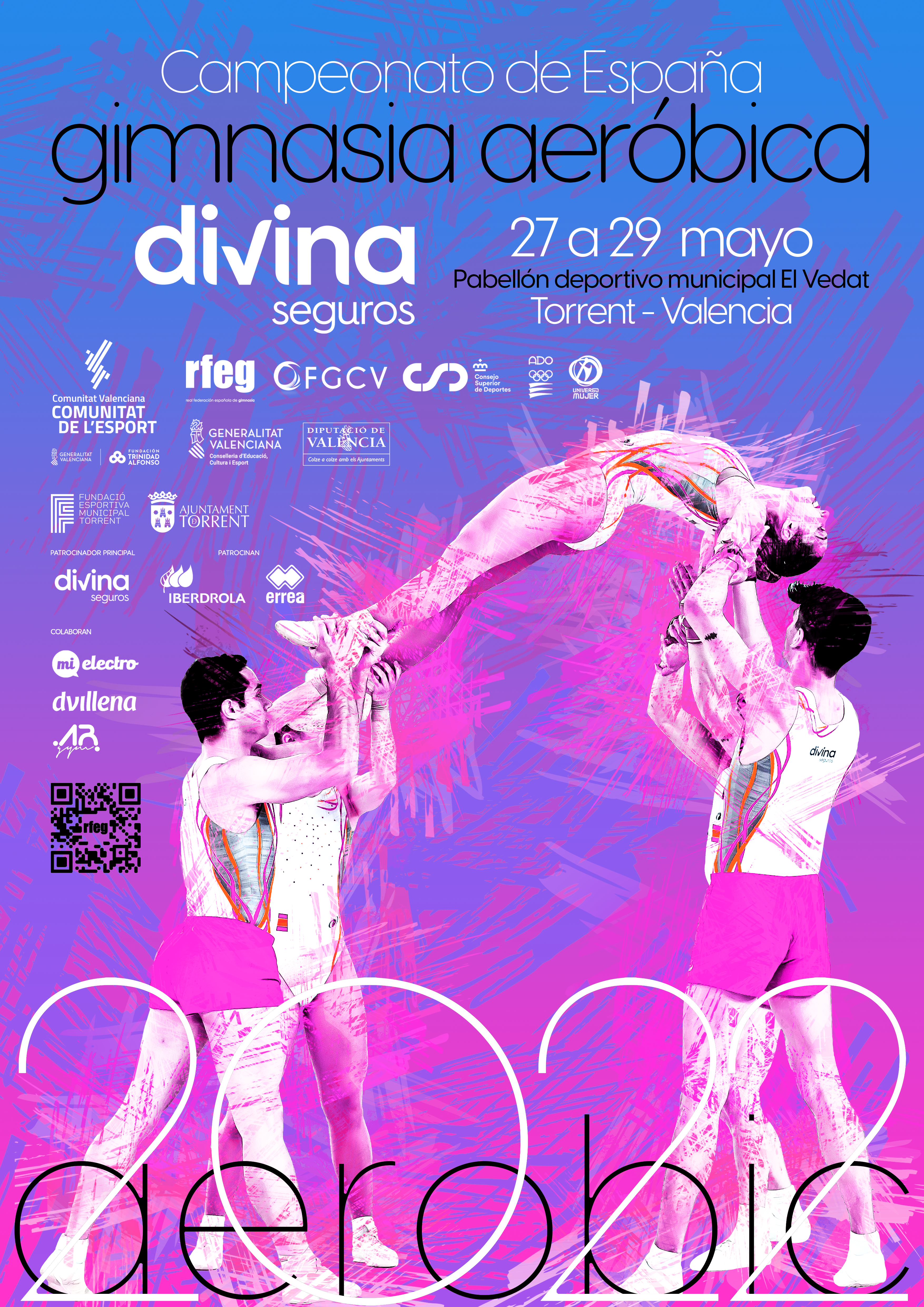 Torrent, sede del Campeonato de España de Gimnasia Aeróbica 2022
