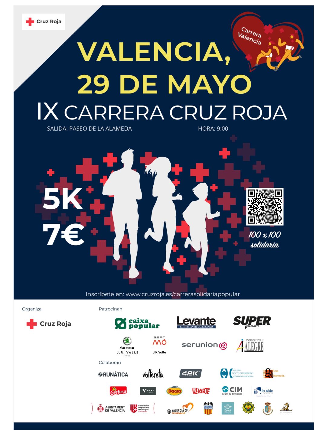 La Carrera de Cruz Roja regresa al Paseo de la Alameda este domingo 29 de mayo