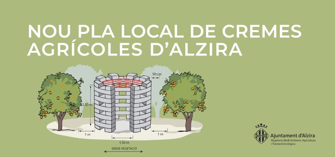 Alzira ampliará las cremas agrícolas de variedades tardías al mes de junio previa autorización municipal y con restricciones