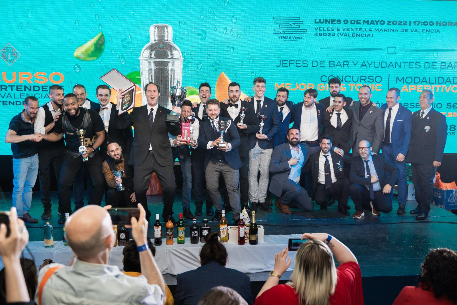 Antonio Alonso, Sergio Edo y Emanuele Perrone ganadores del 55 Concurso de Coctelería de la Comunitat Valenciana
