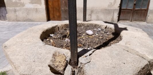 El Círculo de Defensa del Patrimonio denuncia el mal estado del Pozo Octogonal de la calle Viciana
