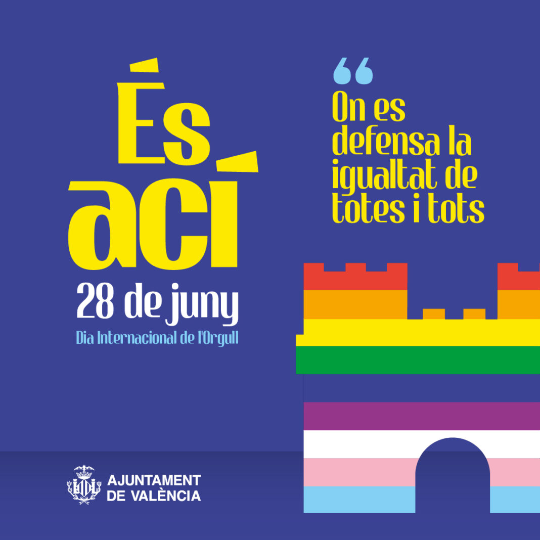 Valencia celebrará a las 20h la marcha del Orgullo con una gran marcha que se prevé multitudinaria