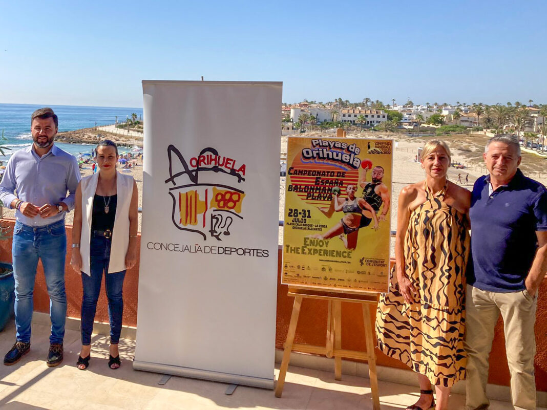 Las playas de Orihuela acogerán la semana que viene el Campeonato de España de Balonmano Playa