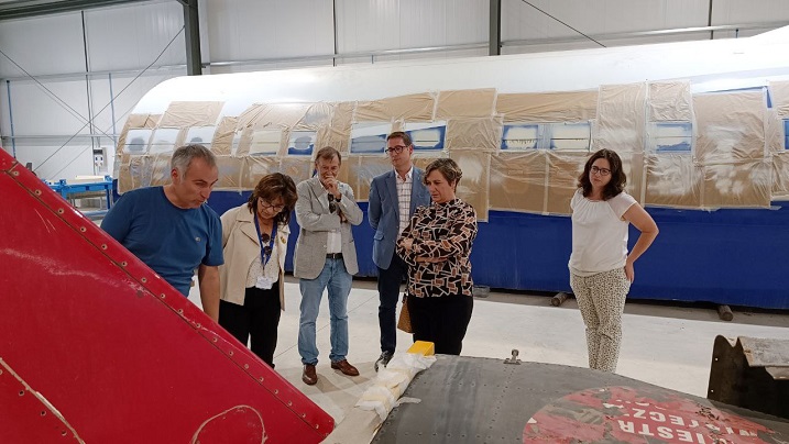 La generalitat invertirá 5 millones en la construcción de un centro integrado de FP de aeronáutica en el Aeropuerto de Castellón