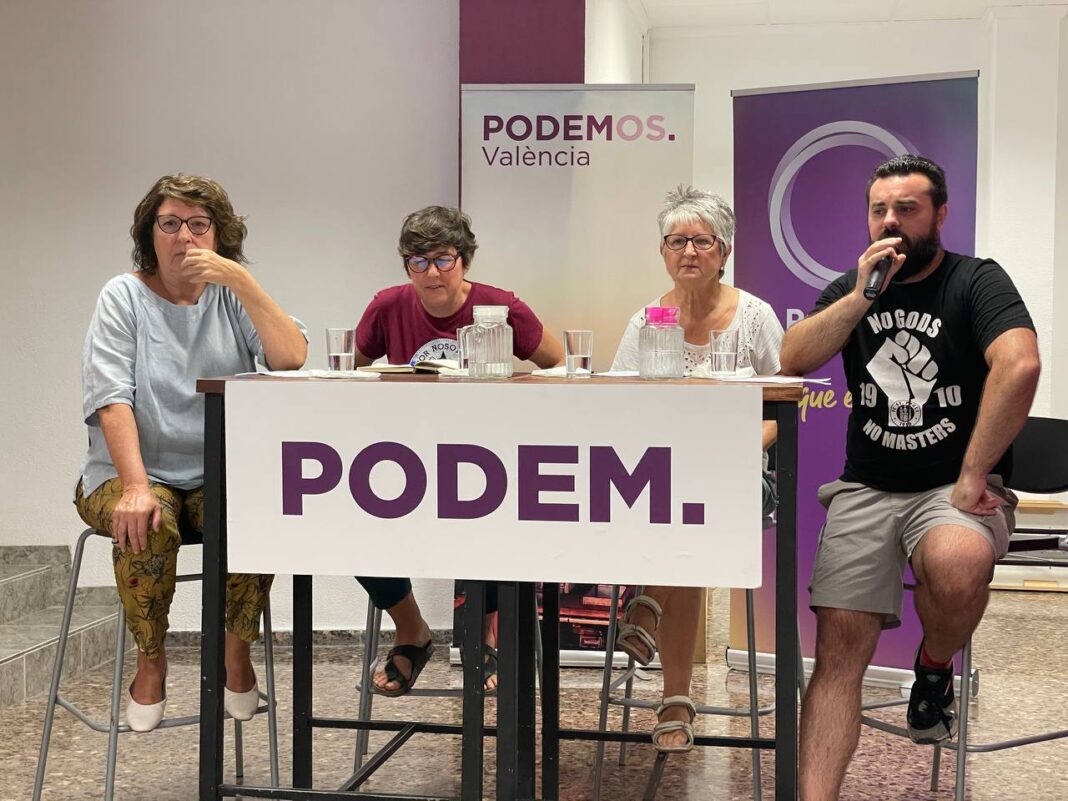Pilar Lima inauguran el curso de Podem Valéncia y anuncia la convocatoria del Consell Ciutadà Valencià para abordar las primarias