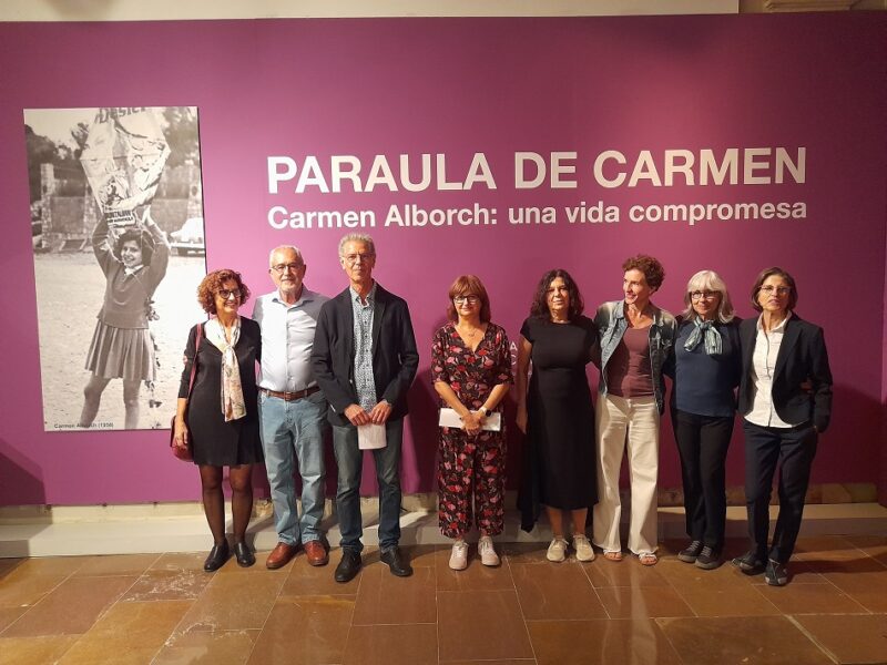La Biblioteca Valenciana acoge la exposición ‘Paraula de Carmen Alborch’