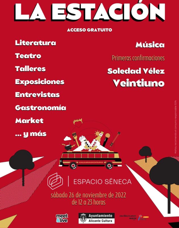 Música, arte y gastronomía en el Espacio Séneca de Alicante con el regreso de "La Estación" en noviembre