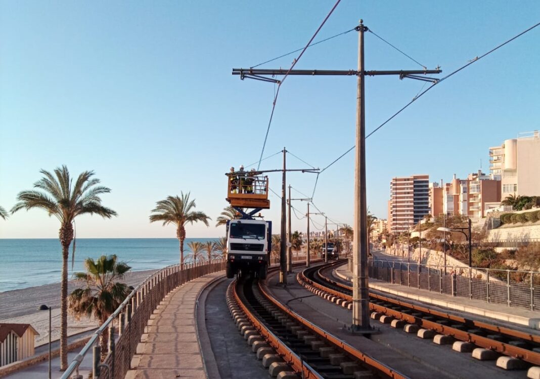 Las líneas 1 y 3 del TRAM d'Alacant modifican su servicio el 26 y 27 de noviembre por trabajos técnicos entre Costa Blanca y Fabraquer