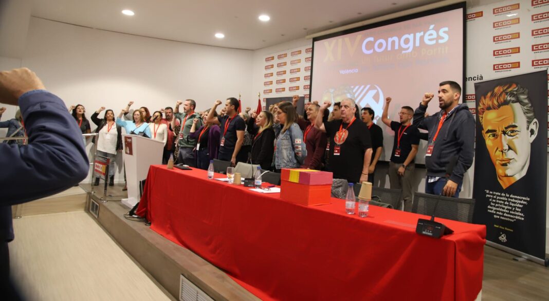 El Partido Comunista del Poble Valencià reelige a Javier Parra como Secretario General en su XIV Congreso