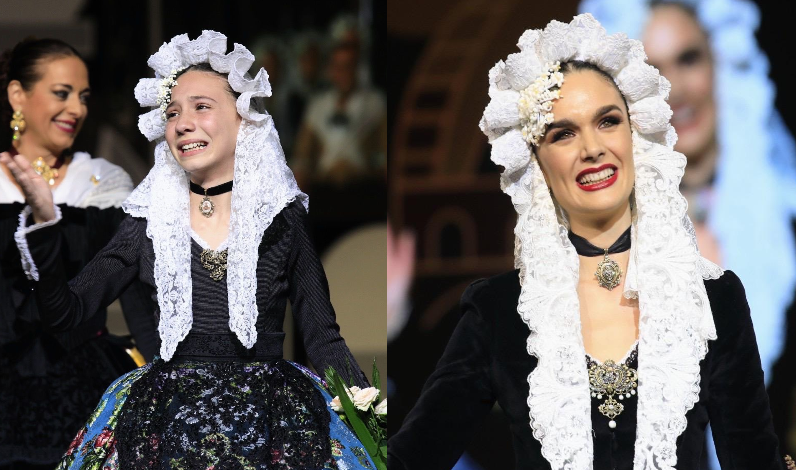 Les Fogueres d'Alacant eligen a sus representantes, la niña Inés Llavador y la señorita Belén Mora, las Bellezas del 2023
