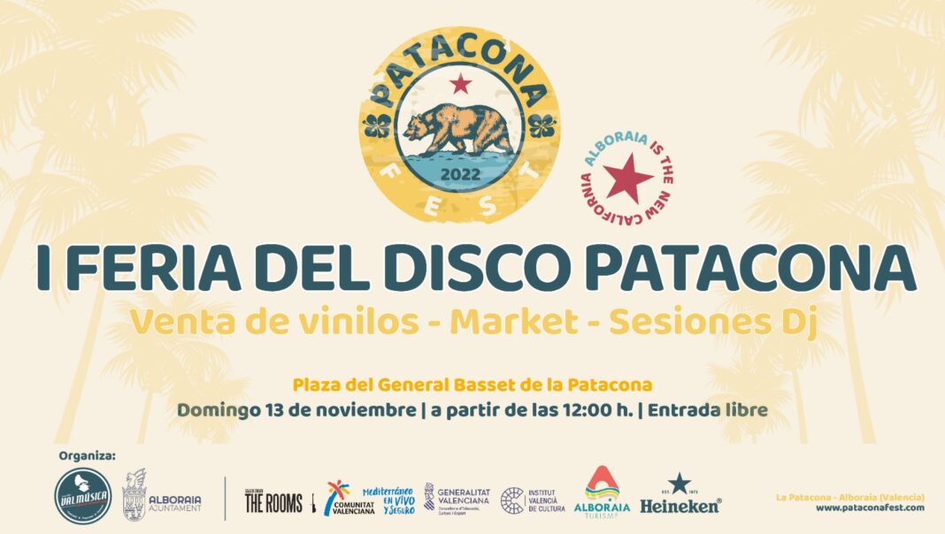Patacona Fest lleva la primera feria del disco a la playa de La Patacona en Alboraya