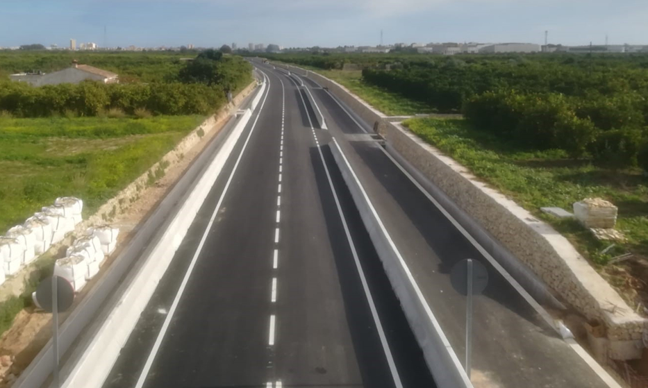 Diputació de Valéncia pone en servicio la carretera que une Bellreguart con la playa