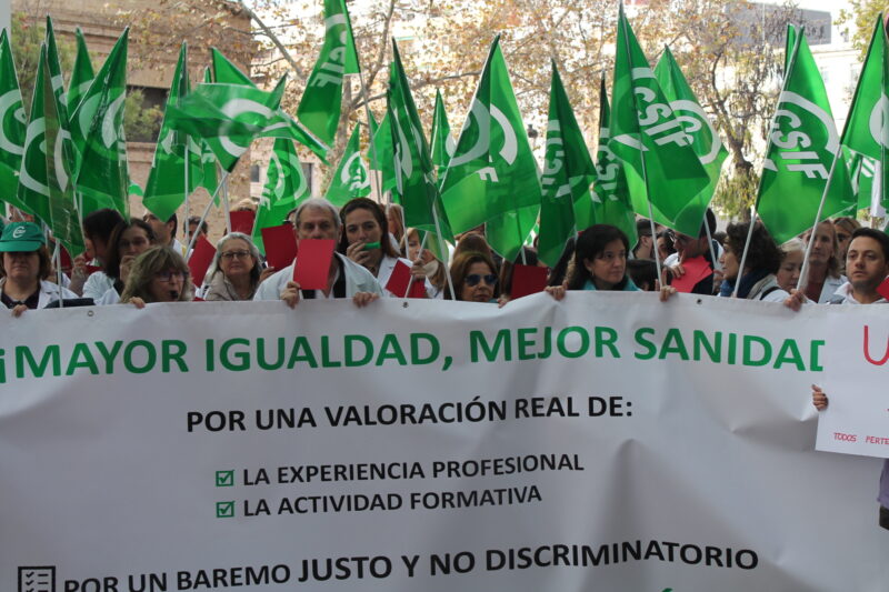 CSIF CV advierte a Sanitat de la situación insostenible de la sanidad y su total falta de negociación que les llevará posiblemente a una huelga