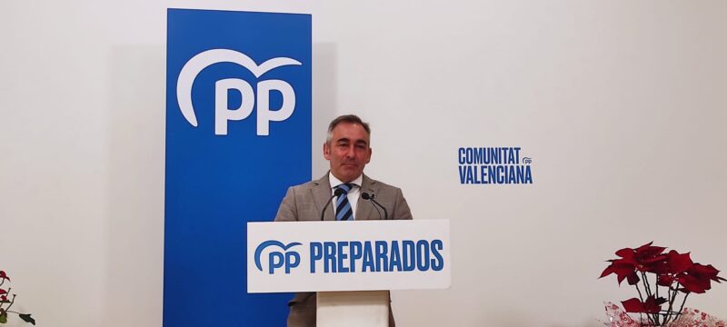 Barrachina asegura que Puig es rehén de las prebendas de la "presunta" financiación irregular del PSPV y pide que los regantes no paguen las consecuencias