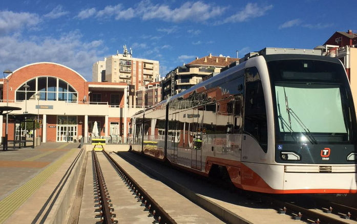 El lunes 16 de enero entrará en servicio el tramo entre Gata de Gorgos y Dénia de la Línea 9 del TRAM d'Alacant (Benidorm-Dénia)