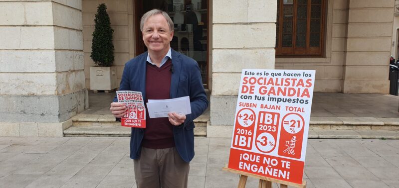 Moragues: “Gandia es un infierno fiscal que voy a revertir”