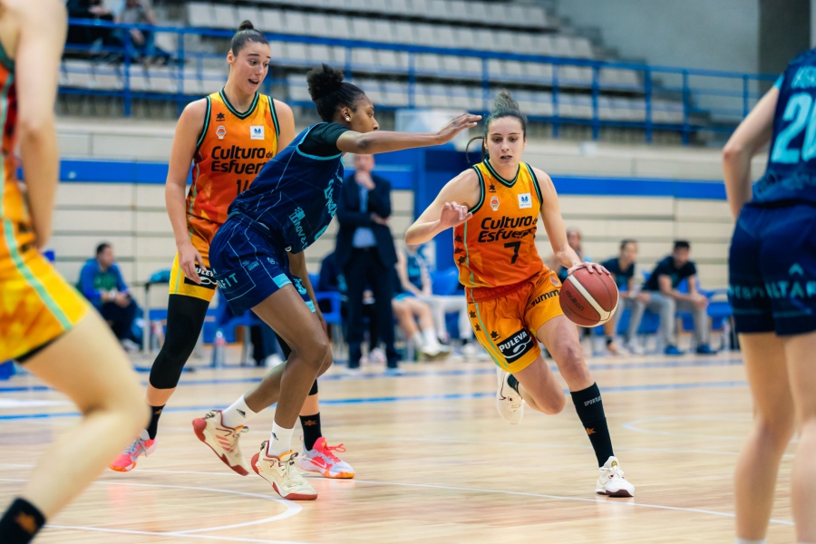 Victoria del Valencia Basket Femenino en Leganés gracias a la magia de Leticia Romero