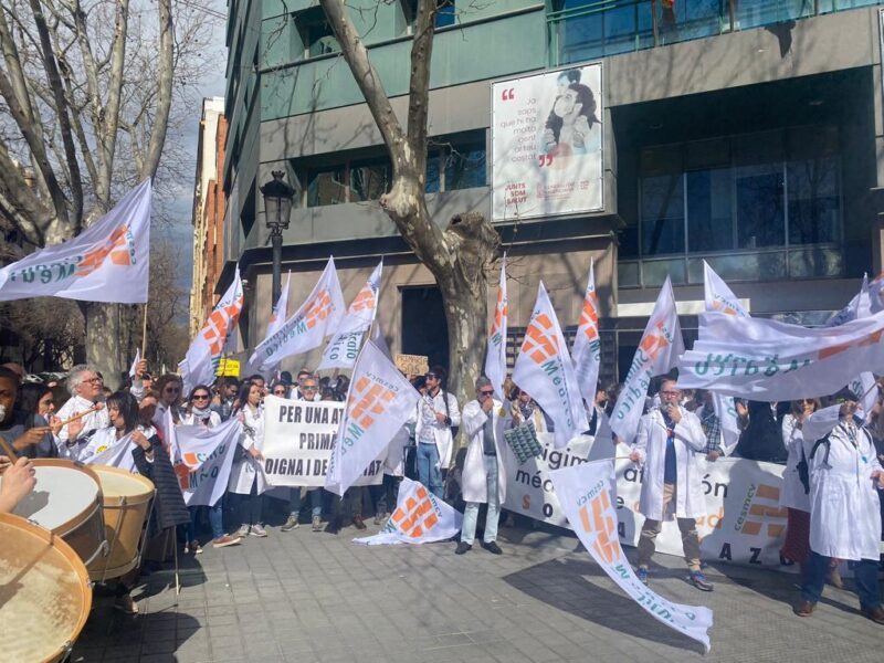 Segunda jornada de huelga de los médicos de la Comunitat Valenciana