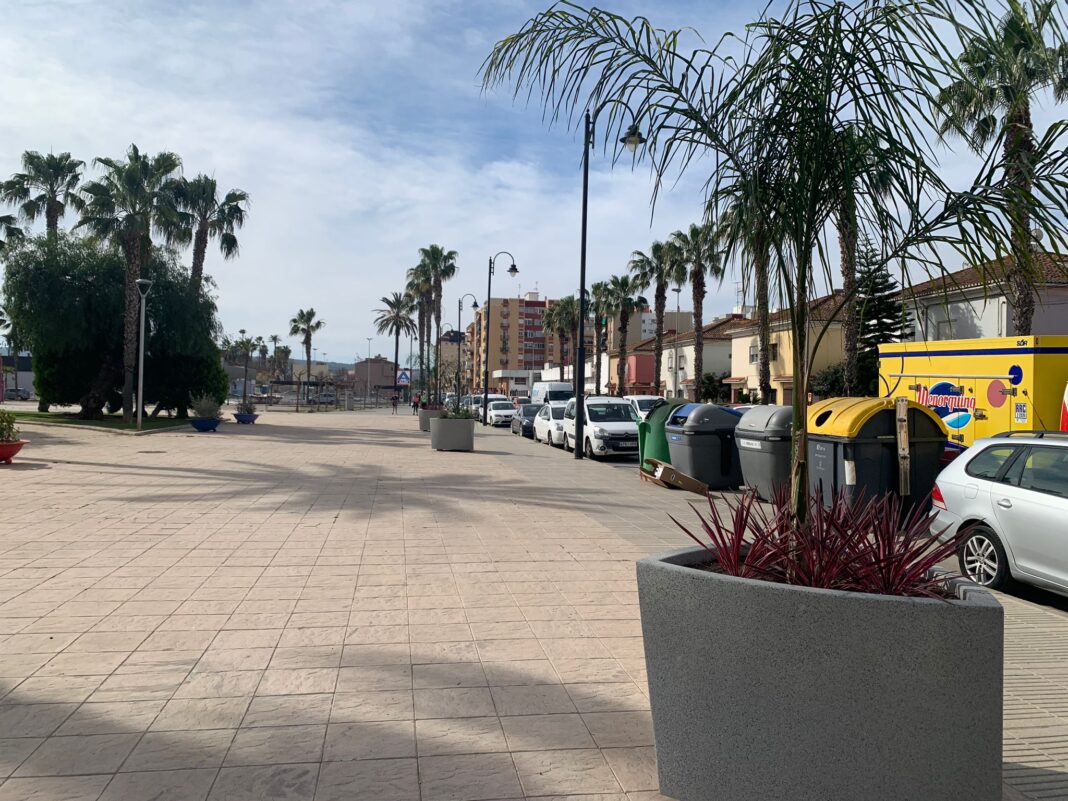 Alzira instala maceteros de gran porte en plazas de Cartonajes, Generalitat y les Basses